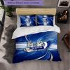 Hertha BSC FC Biancheria da Letto a Tema Set 3 Pezzi Copripiumino Biancheria da Letto Decorativa Per Stanza Adolescenti Decorazione Casa