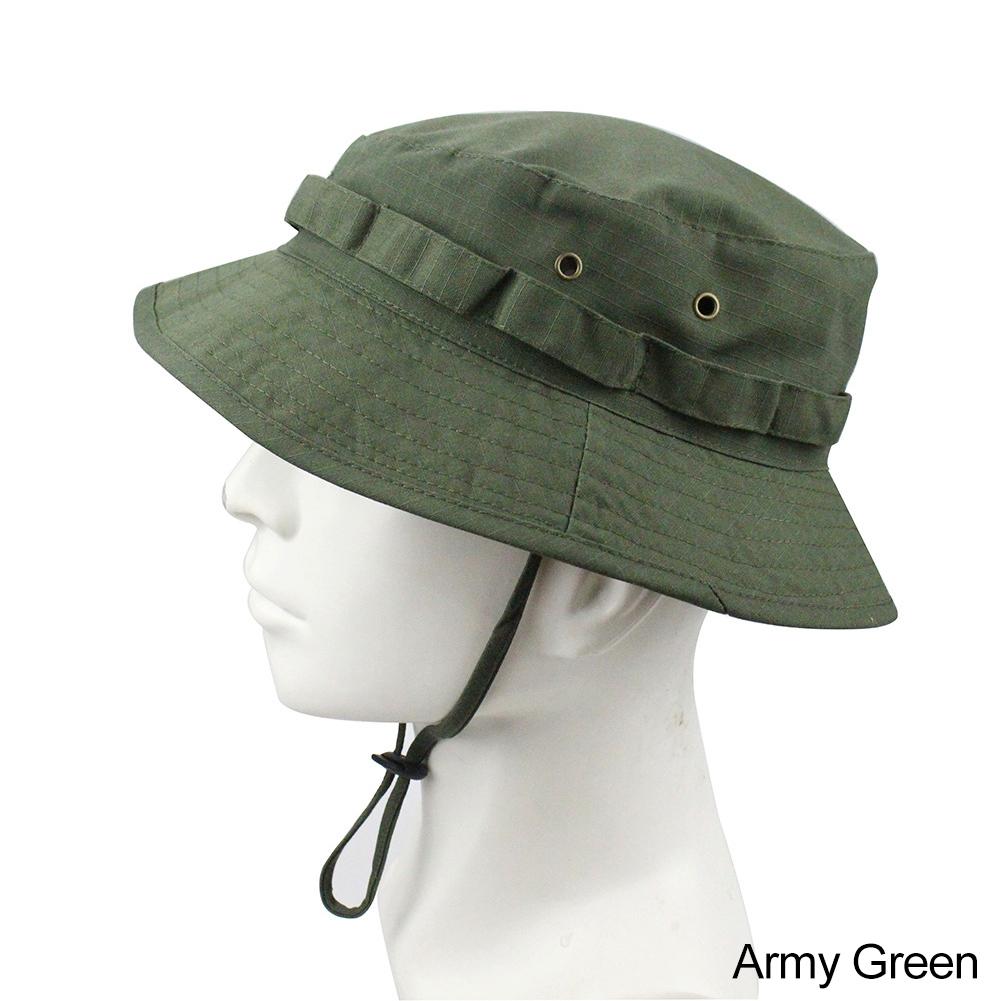 Camouflage Boonie Hat Wide Brim Men Women Sun Hat Outdoor Hiking Fishing Hunting Sports Caps Foldable Soft Hat