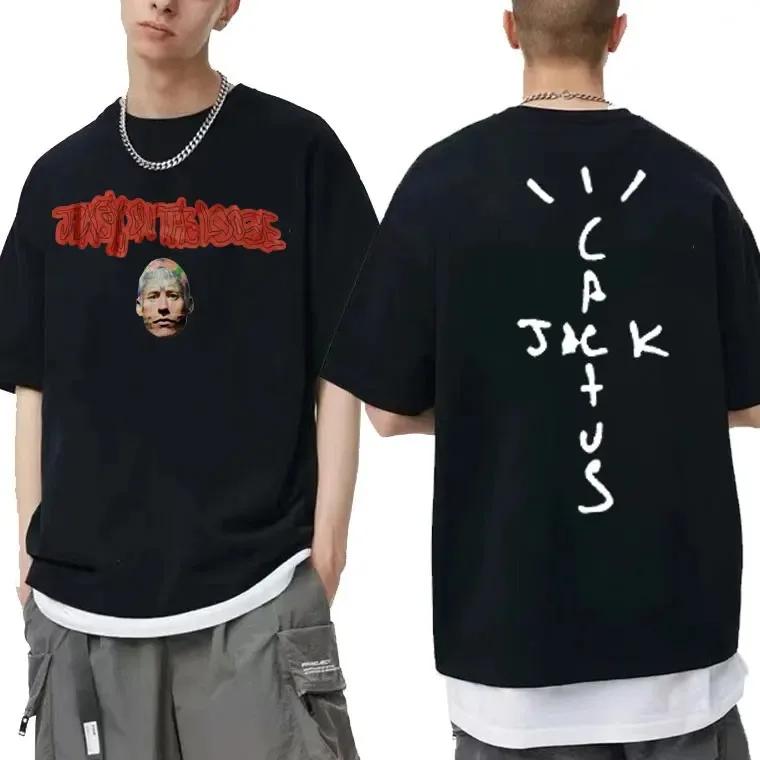 Cactus Jack Tshirt Awesome Streetwear Oversized T Shirts UnisexFashion Loose T-shirt Hip Hop Trend Tee Short Sleeve