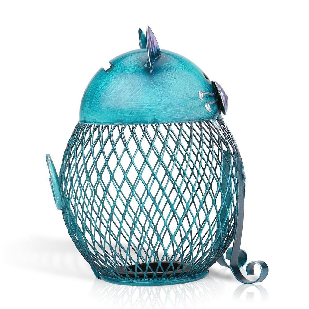 Creative Cat Money Bank, Modern Metal Kitten Shape Coin Jar, Cute Home Desk Decor & Gift for Coin Savings Collection