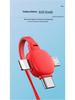 5A Three-in-One Super Fast Charging Cable with Multi-Head Compatibility for Apple and Huawei Devices.