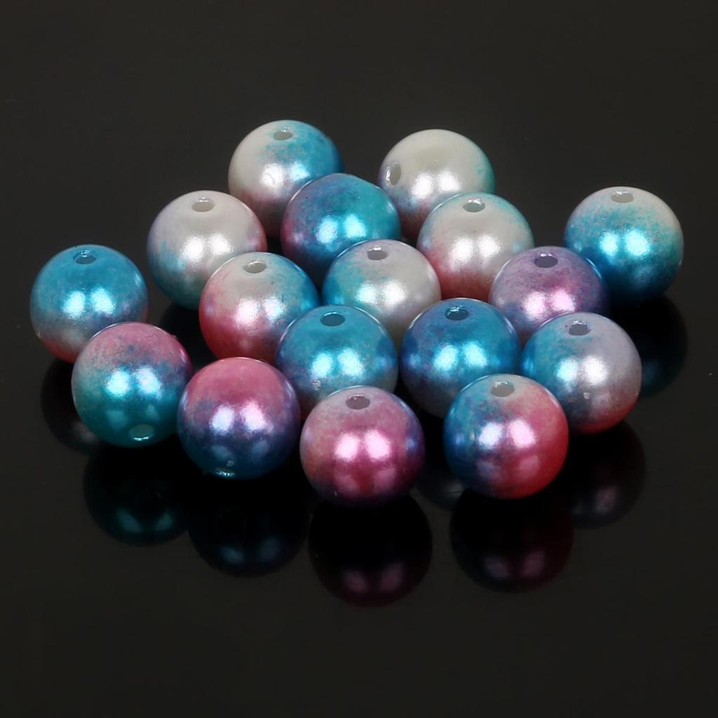 14-24g/sáček 4/6/8/10mm Barevné ABS korálky Náramek Náhrdelník Náušnice Náušnice Příslušenství pro výrobu šperků