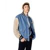 Letter Logo Pattern Single-Breasted Long Sleeve Baseball Jacket Unisex jackets Blue LUT0054303HH00FA03970