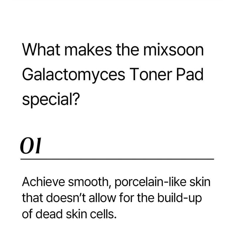 mixsoon - Galactomyces Toner Pad