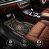 Vintage Nordischer Stil Autokonturmatten 4-teiliges Set - Schmutzabweisender Polyesterteppich Rutschfeste Automatte für Limousine/SUV
