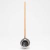 Endo Shoji Commercial Water Ladle Measuring 13cm Stainless Steel Natural Wood Made In Japan AMZ01013 (with Marks) 18-8 &