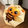 1PC Bee Heart Automatic Open/Close Umbrella with Windproof, 8-Rib Sturdy Canopy, Durable Ribs, Fashionable Design1290A