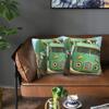 Hank And Trash Truck Cartoon 2 Pcs Square Pillowcase Pillow Cover Cushion Decor Comfort Throw Pillow For Home Car