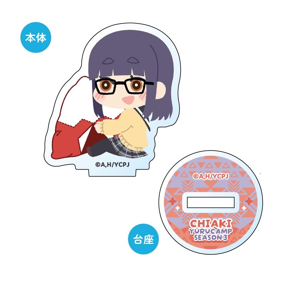Xebec Yuru SEASON3 Fluffy Mini Acrylic Stand 1BOX W41 X H45mm Acrylic Camp Approx.