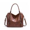 New Fashionable Large Capacity Soft Leather Tote Bag Casual All Matching Women's Shoulder Bag
