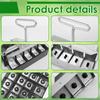 2Pcs Soil Blocker 4 Cell / 20 Cell Soil Block Maker with Clip Handheld Seed Block Maker Tool with Handle Rustproof