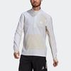 adidas Casual Sports Running Retro Stand Collar Colorblock Jacket Men’s White