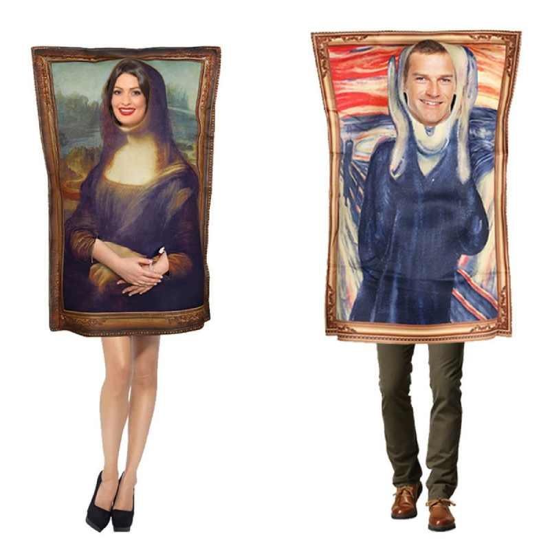 Mona Lisa Cosplay Outfit With Polyester Material For Costume Events And Stage Performances