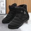 Fashion Women's Plus Size Winter Snow Boots Comfort Faux Fur Lined Warm Cotton Shoes Zipper Thick Sole Waterproof Ankle Botas Mujer 2025