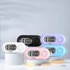 Key Display Digital Electronic Clock Keychain Oval Watch Mini LED Digital Clock  Student