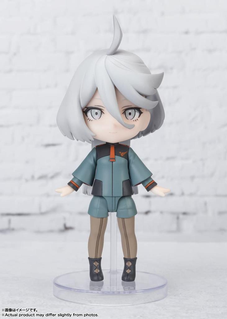 TAMASHII NATIONS Figuarts mini Mobile Suit Gundam Witch of Mercury Miorine Remblanc figura móvel pintada de 90 mm Aprox.. PVC e ABS