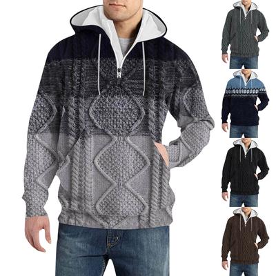 Spring And Autumn Men's Standing Collar Sweatshirt Is Outdoor Casual Sweaters Tops