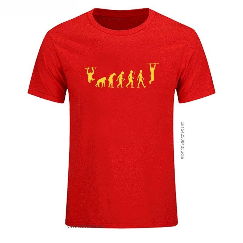 Evolution des Calisthenics Herren T-Shirt Mode Rundhals Hip-Hop Sommer Harajuku Baumwolle T-Shirt Druck T-Shirt Camisa Streetwear