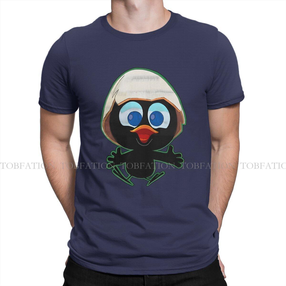 GUOYAN TOP Zijn Echt Te Oneerlijk T-shirt Voor Mannen Calimero Cartoon Animatie Kledingstijl T-shirt 100% Katoen Gedrukt Pluizig Cadeau XL