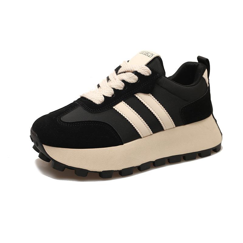 Sneakers Shoes Women Autumn winter Vintage Versatile Casual Lightweight Thick Sole Dad's Shoes Platform Shoes zapatos de mujer