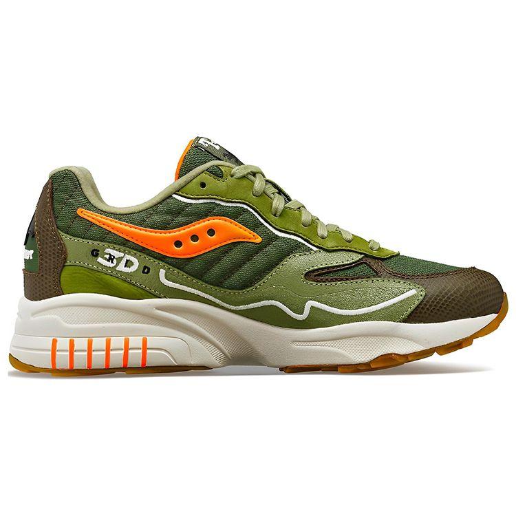Maybe Tomorrow x Saucony 3D Grid Hurricane Tortoise Zapatillas Unisex Verdes S70682-1