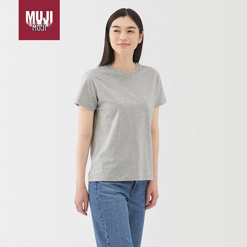 MUJI Jersey Knit Crew Neck Short Sleeve T-shirt M