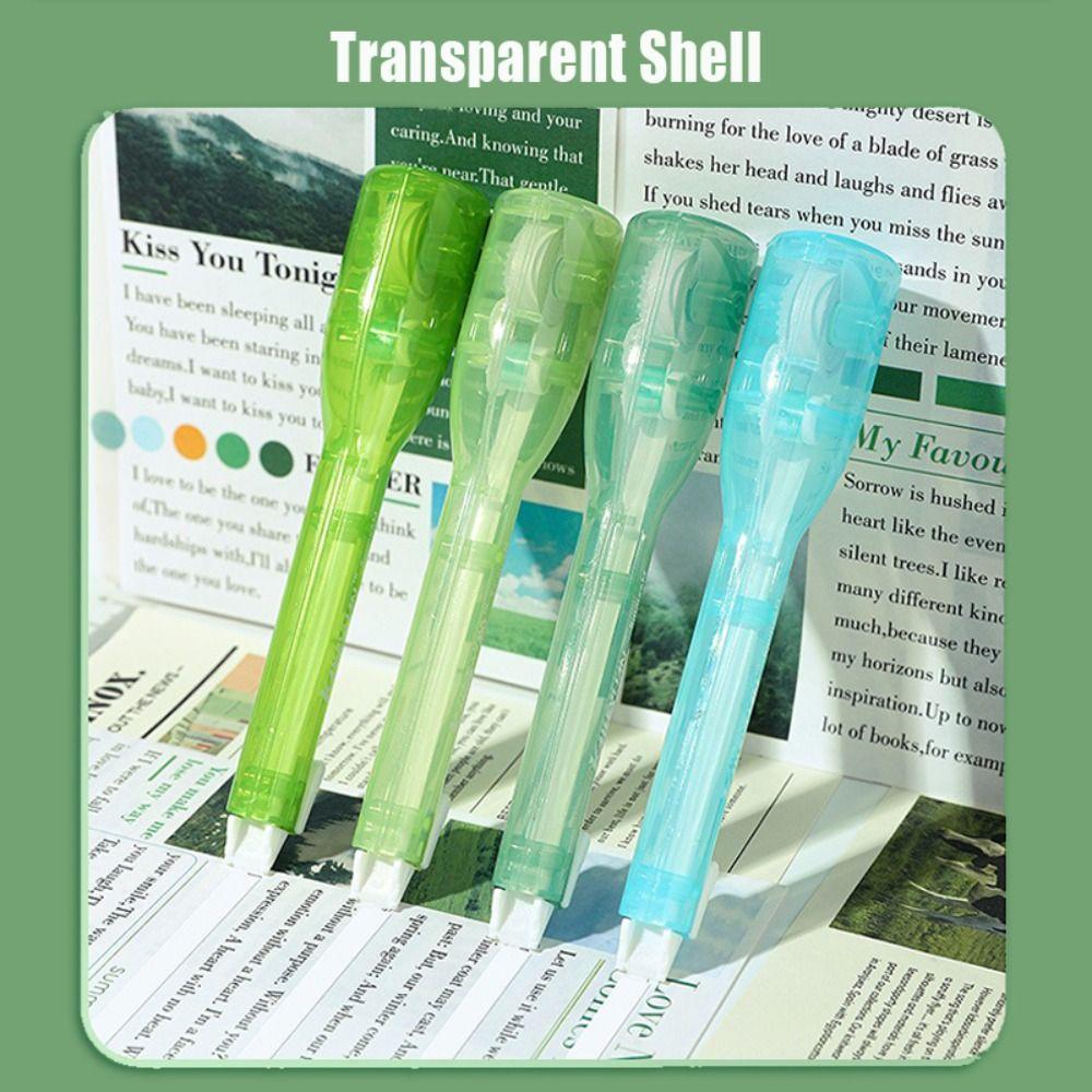 4PCS/Set Pen Shape Correction Tape Fresh Color Correction Stationery Correction Band  School Office