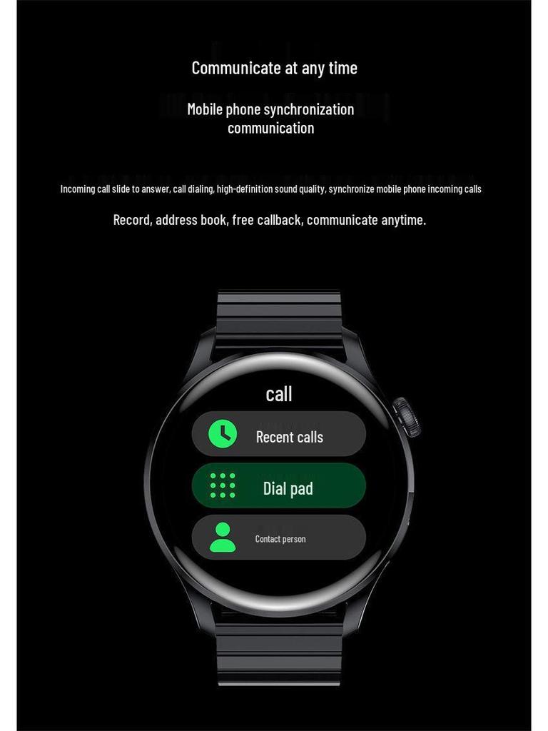 Watch4 Smartwatch: Call-Ready, New Vi/Vo Compatible, Bluetooth Multi-Function