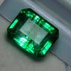 8 Ct Natural Certified Emerald Emerald Shape Green Colombian Loose Gemstone A-3860b