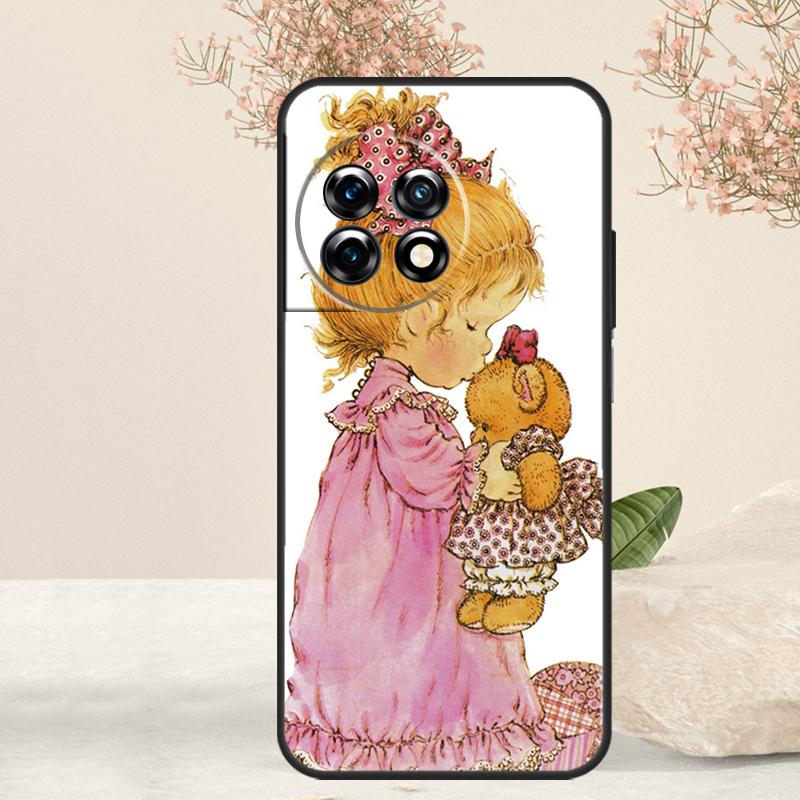 Sarah Kay pattern Case For OnePlus 15 R 13 13T 13R 12 12R 11 10T 8T 9 10 Pro Nord 5 CE 4 2 3 Lite N20 N30 Cover