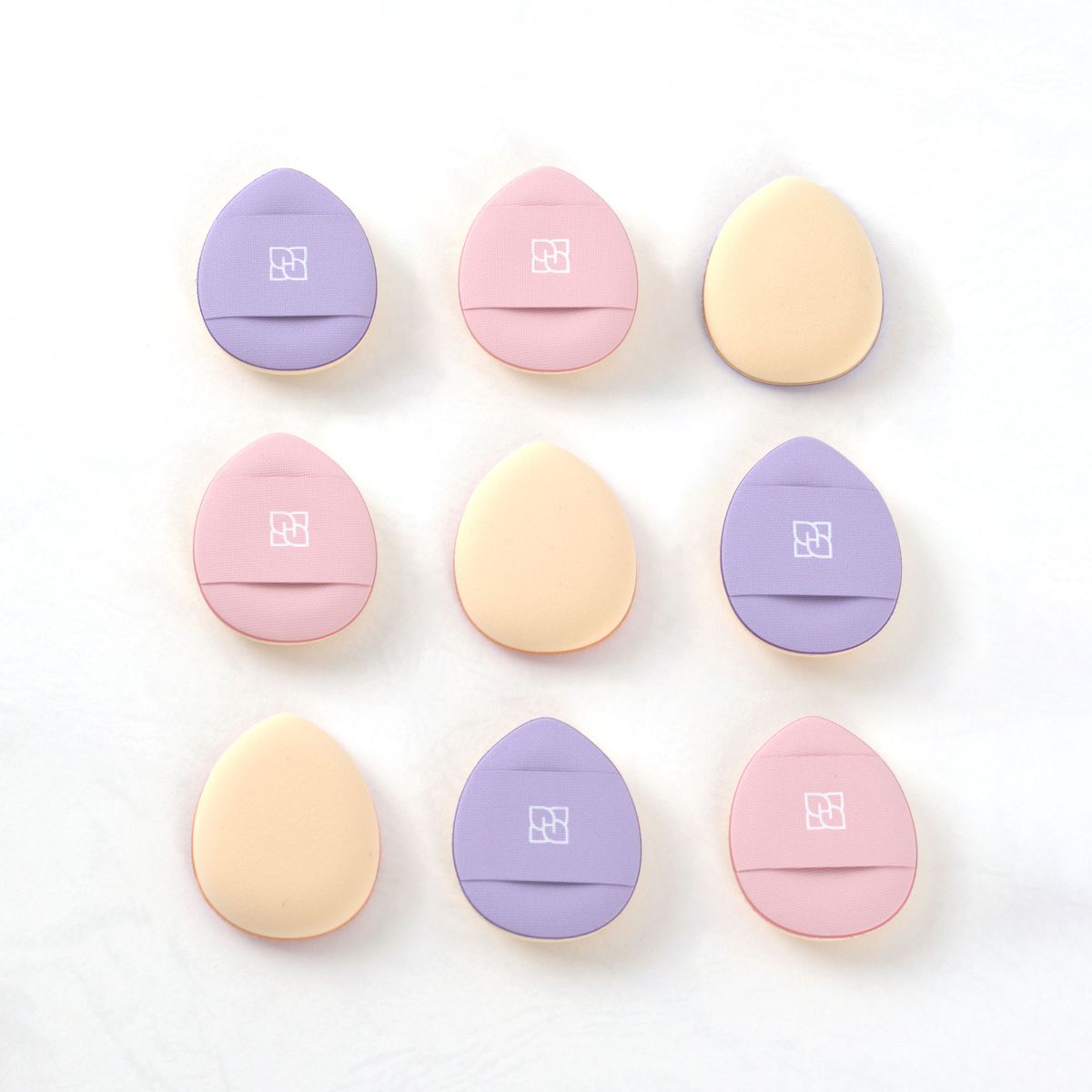 Mini Finger Cushion Puff 2P + Mini Case Set