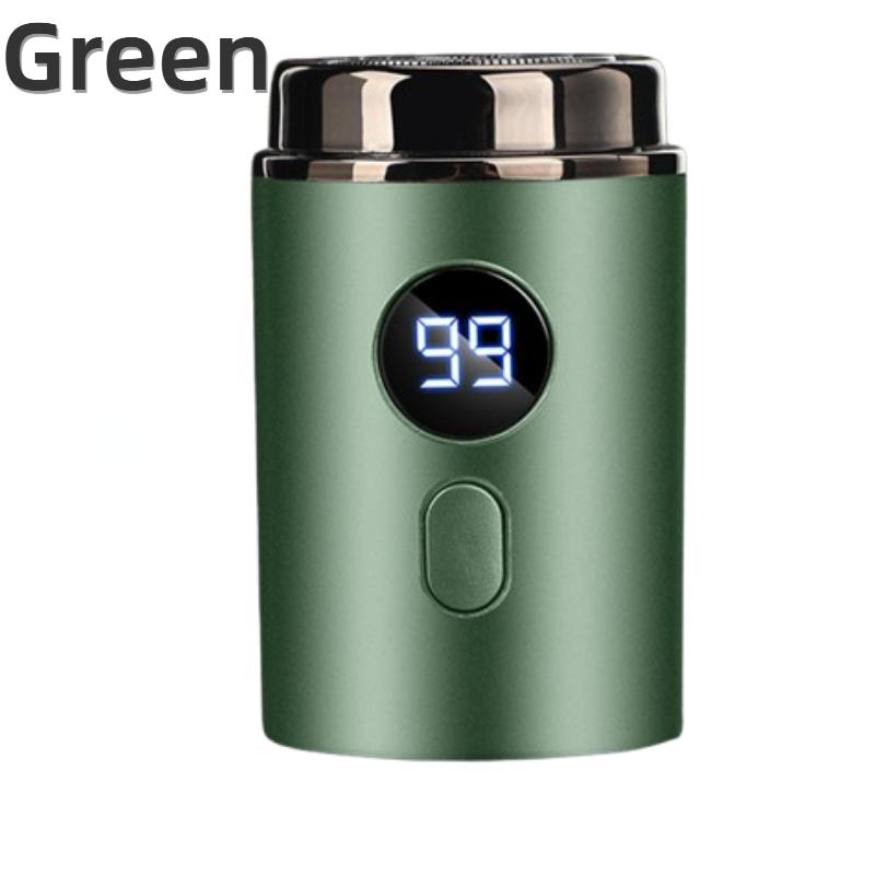 1PC Men's Electric Razor Shaver Digital Display Intelligent Mini Portable Wet and Dry Rechargeable Washable Beard Razor Razor