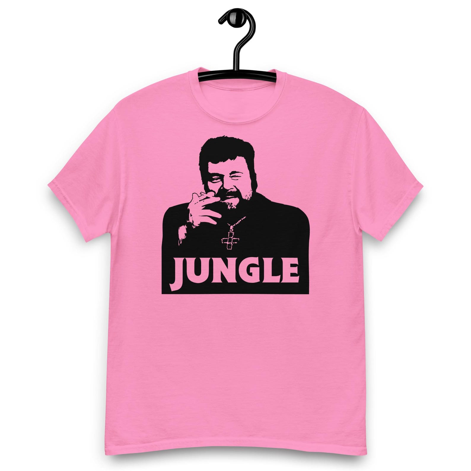 Father Ted TV Series - Father Finton Stack - Jungle Music 90s T-shirt S