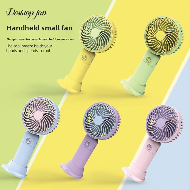 Desktop Mini Handheld Mini Fan, USB Charging Type, Small Electric Fan, Portable Phone Stand, Mini Fan