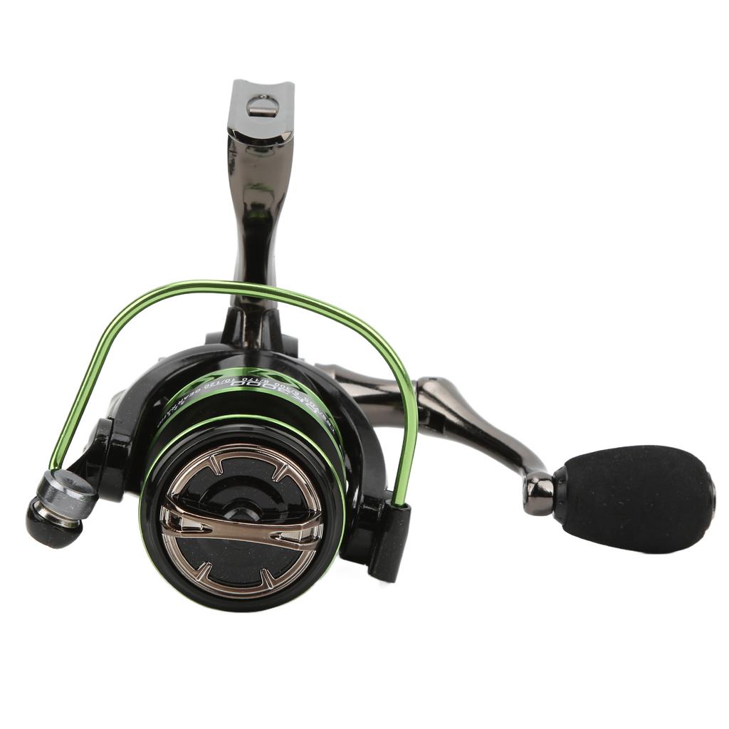 Helt Metall Fiskelina Hjul 45 grader Stor Fas 5.2:1 Spinnrulle FiskrulleDK2000