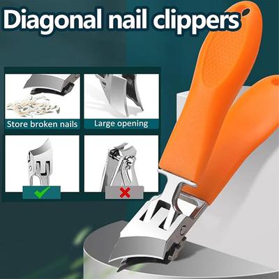 High Quality Stainless Steel Nail Clipper - Heavy-duty, Curved, Concave Blade, Suitable for Large Openings of Thick Nails