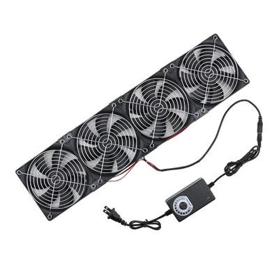 120mm PC Router Fan High Airflow Cooling Fan 2750rpm Speed 81CFM Airflow for Grow Tent Plant PC Cabinets Accessories