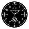 Clock Altimeter Wall Tracking Air Plane Altitude Modern Instrument Home Decor