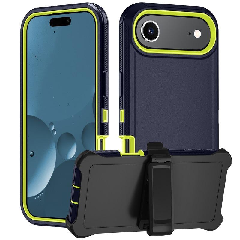 Shockproof Hybrid Case for iPhone 17/17 Air/17 Pro/17 Pro Max - Rotatable Kickstand & MagSafe | Anti-Slip TPU+PC Protection