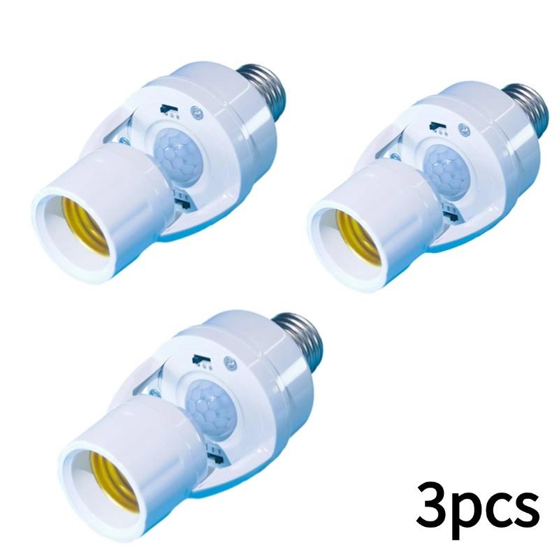 E27 Plug Socket Switch Base Infrared Motion Sensor Smart Light Bulb Socket Led Bulb Light Lamp Holder Adapter