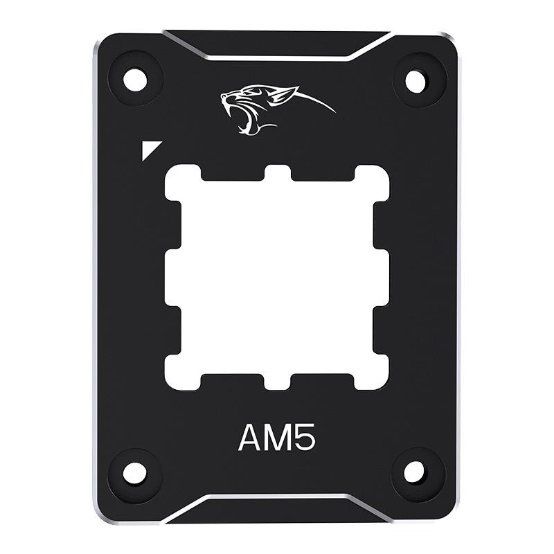 1 Set Black Amd Fastener Anti Bending Bracket Pressing Plate Cnc Aluminum Am5 Cpu Bending Corrector Frame