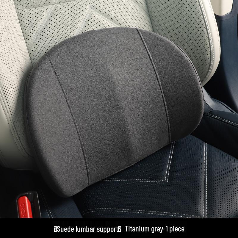 Car Seat Memory Foam Headrest & Lumbar Support Pillow