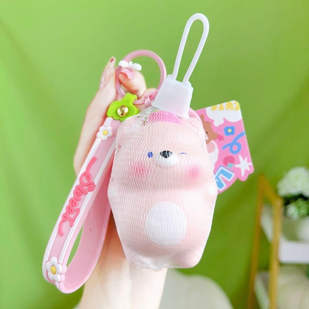 Cartoon Animals Bear PU Slow Rebound Squeeze Bear Fidget Keychain Bear Squeeze Toy  Children Toys