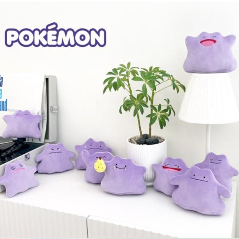 Pokemon Metamon Plush Toy 10/30cm, Purple, Non-slip Bath Mat, Official Merchandise