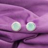 Aqua Chalcedony Gemstone Sterling Silver Stud Unique Best Sisters Gift Earrings EE-147-13