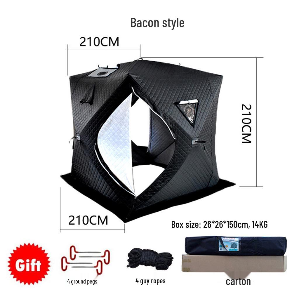 Flame Retardant Cotton Winter Camping & Ice Fishing Sauna Tent