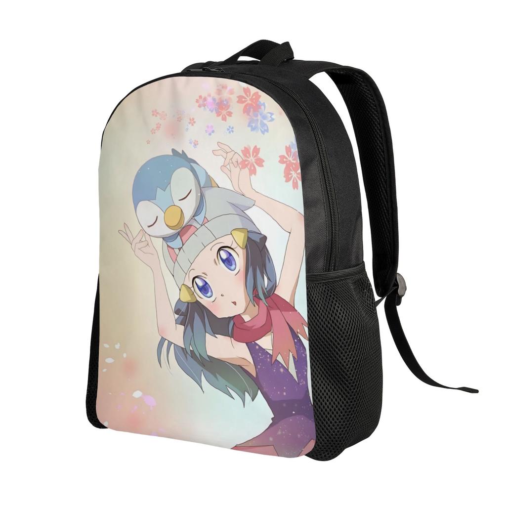 Pokemon Backpacks Daypack Summer Vibes Mochila Hiking Zipper Closure Rucksack