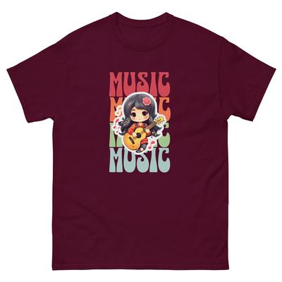 Colorful Music: Guitar Girl T-Shirt