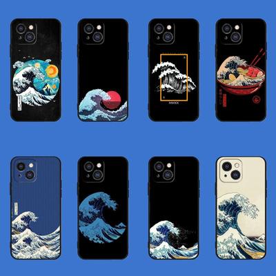 Etui na telefon z falą morską do iPhone'a Samsung Galaxy Redmi Xiaomi Oppo OnePlus Note SA 7 8 9 10 11 12 13 14 20 21 22 23 53 54 Pro Max Plus Ultra TPU miękkie