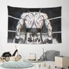Arazzo Anime Pugilato Makunouchi Ippo Scena Posteriore Arte da Parete Bianco e Nero